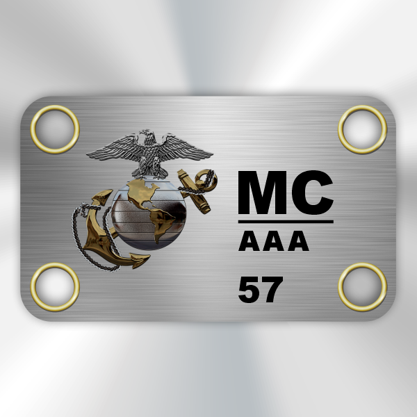 MCMTLN - Multicolored Metal Text Logo and Numbering